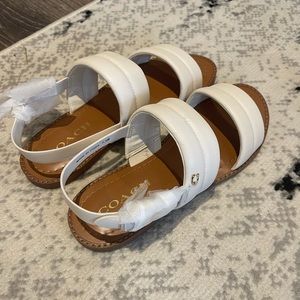 Coach sandals size 7.5 NWT